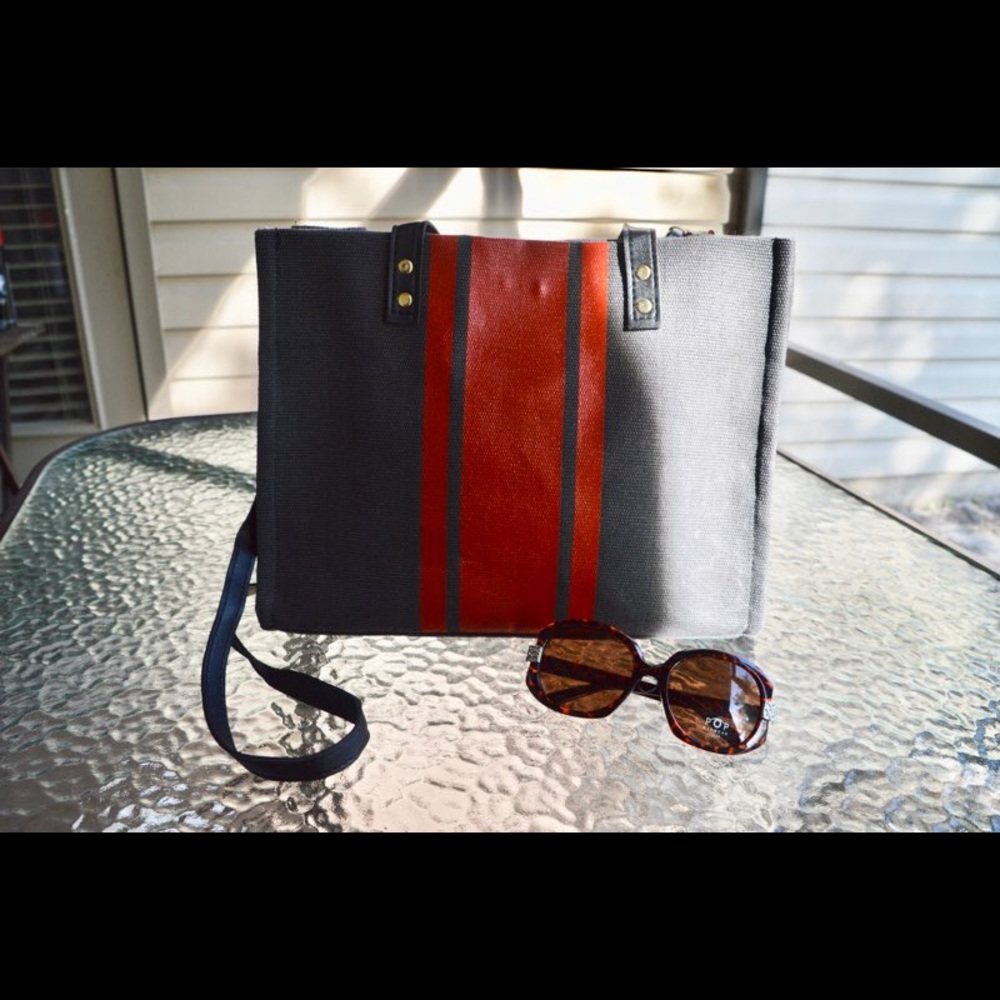 NWT Wknd OnlY  Canvas Crossbody Tote Bags - Picture 13 of 17